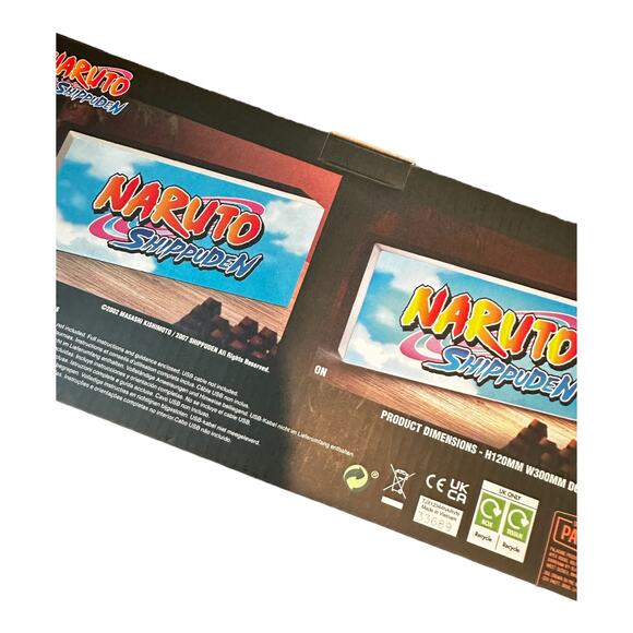 Naruto Shipden LED Lightup Logo Sign, NWT - Picture 3 of 6